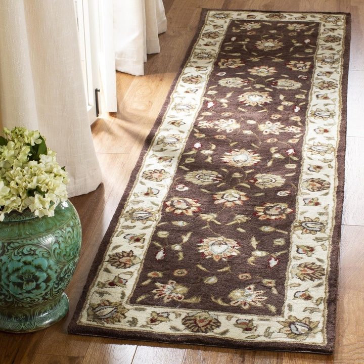 SAFAVIEH Total Performance TLP416D Brown / Ivory Rug Image 3