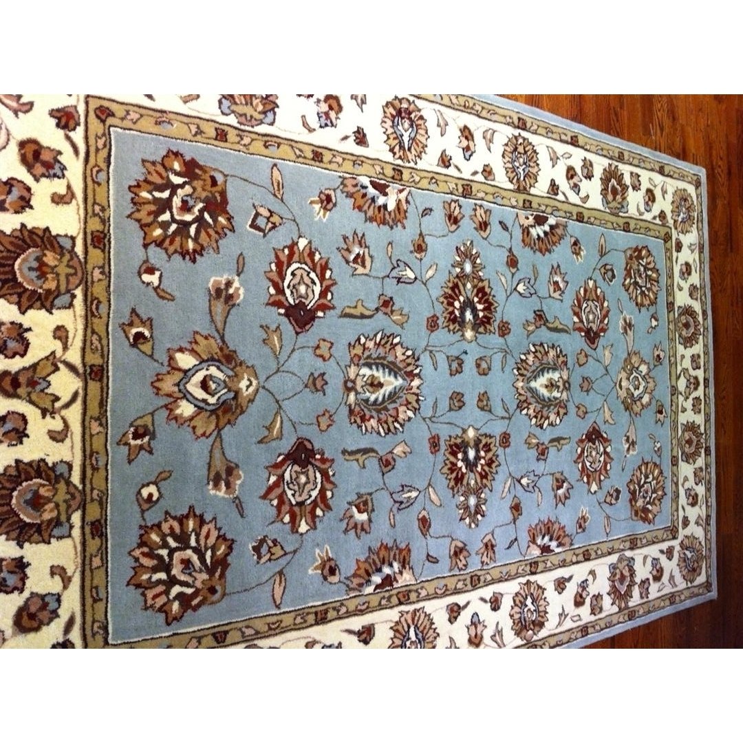 SAFAVIEH Total Performance TLP416B Light Blue / Ivory Rug Image 1