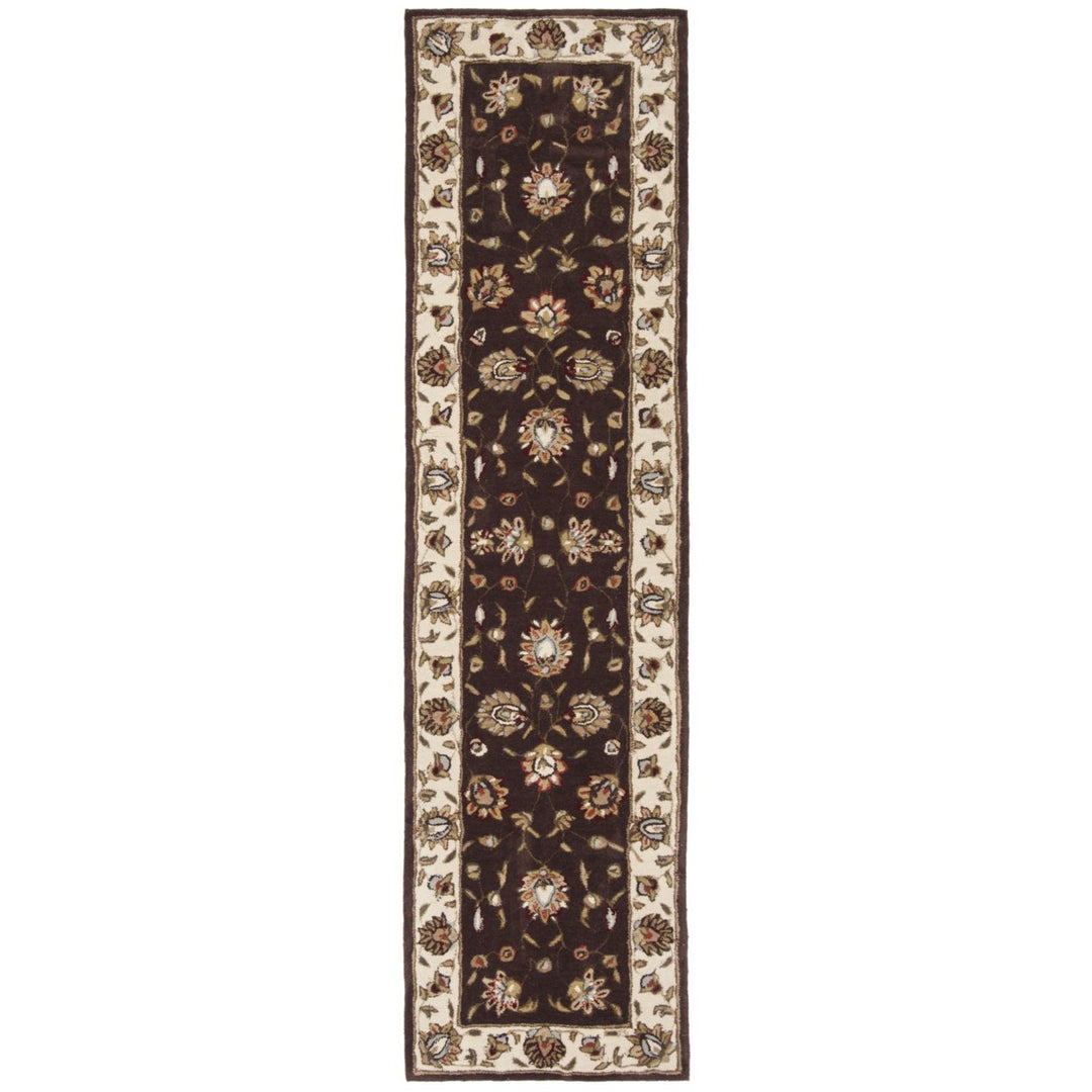 SAFAVIEH Total Performance TLP416D Brown / Ivory Rug Image 1