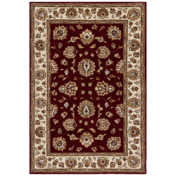 SAFAVIEH Total Performance TLP416C Burgundy / Ivory Rug Image 6