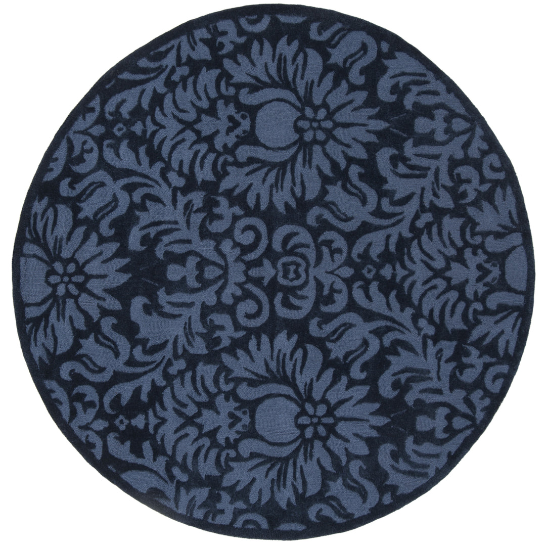 SAFAVIEH Total Performance TLP714I Hand-hooked Navy Rug Image 3