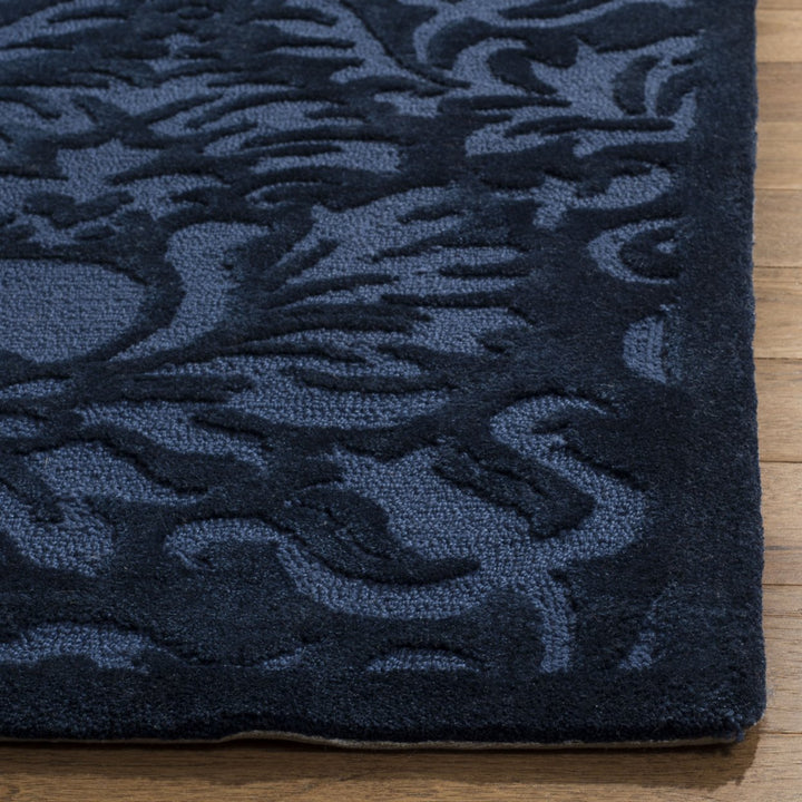 SAFAVIEH Total Performance TLP714I Hand-hooked Navy Rug Image 4