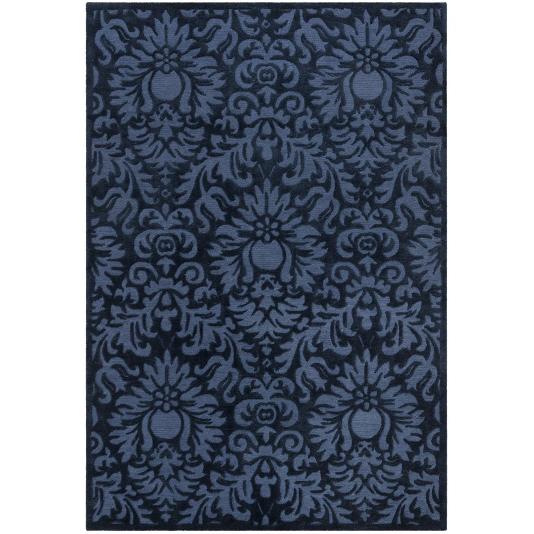 SAFAVIEH Total Performance TLP714I Hand-hooked Navy Rug Image 6