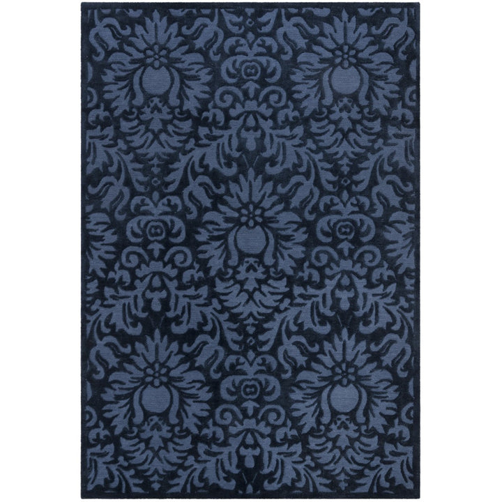 SAFAVIEH Total Performance TLP714I Hand-hooked Navy Rug Image 6