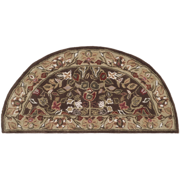 SAFAVIEH Total Performance TLP721C Brown / Green Rug Image 8