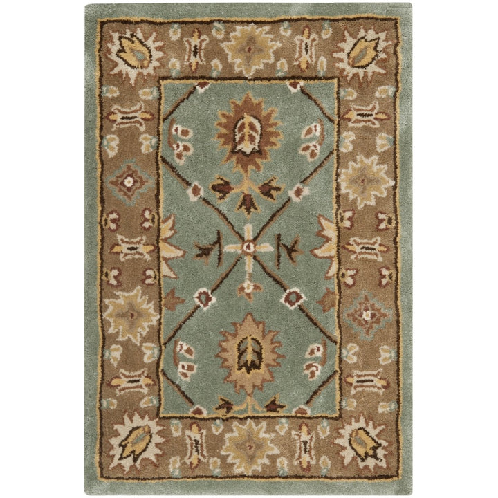 SAFAVIEH Total Performance TLP723A Blue / Taupe Rug Image 7