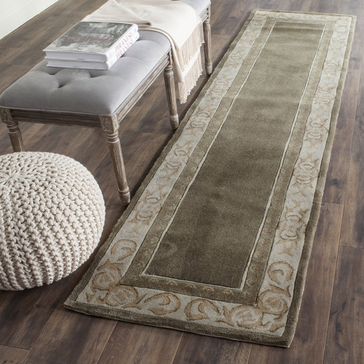 SAFAVIEH Total Performance TLP727C Olive / Ivory Rug Image 3