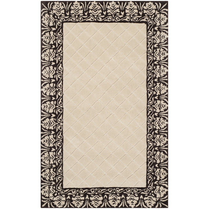 SAFAVIEH Total Performance TLP755B Ivory / Chocolate Rug Image 9