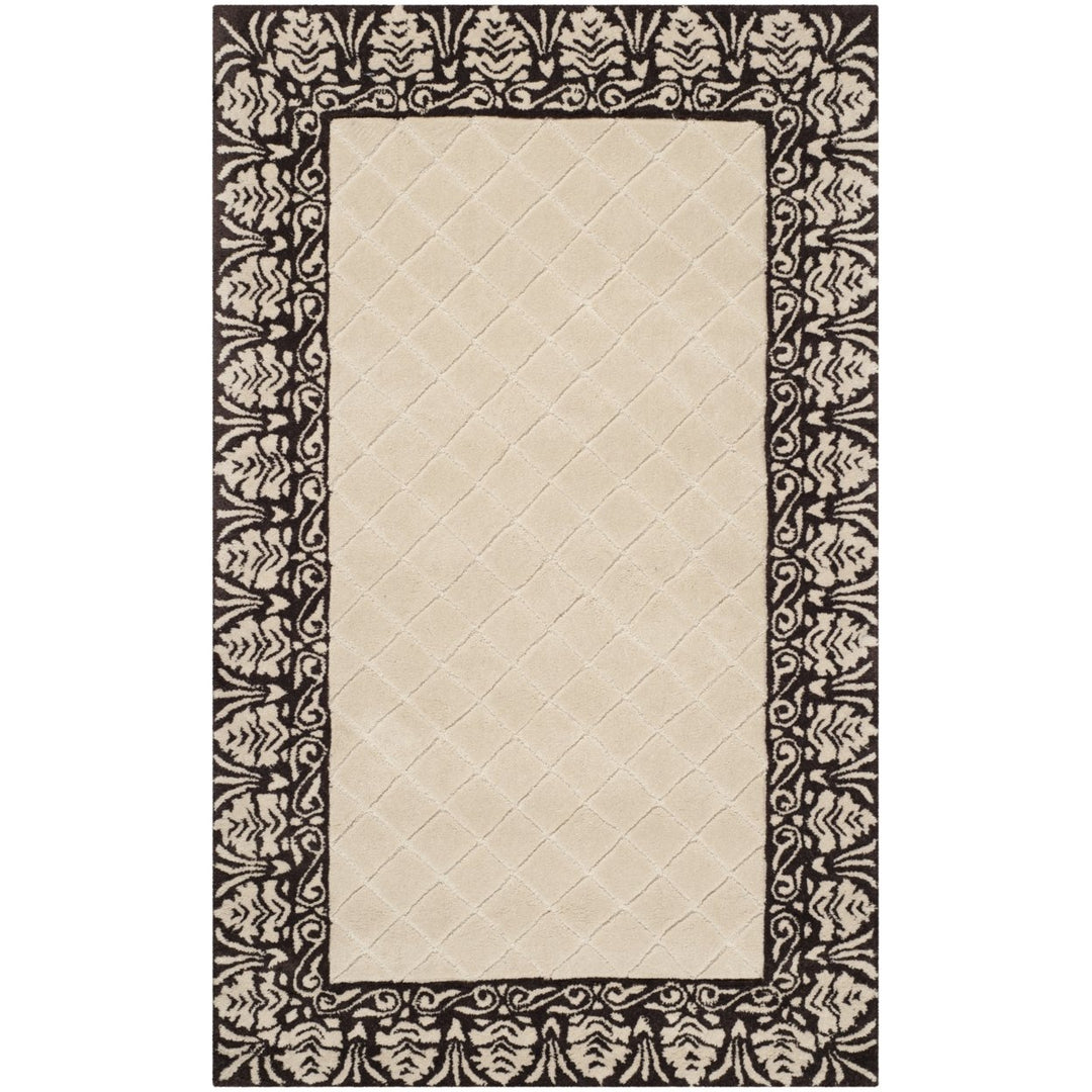 SAFAVIEH Total Performance TLP755B Ivory / Chocolate Rug Image 1