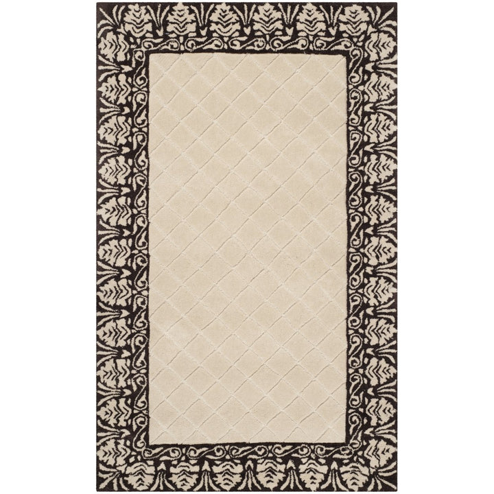 SAFAVIEH Total Performance TLP755B Ivory / Chocolate Rug Image 1