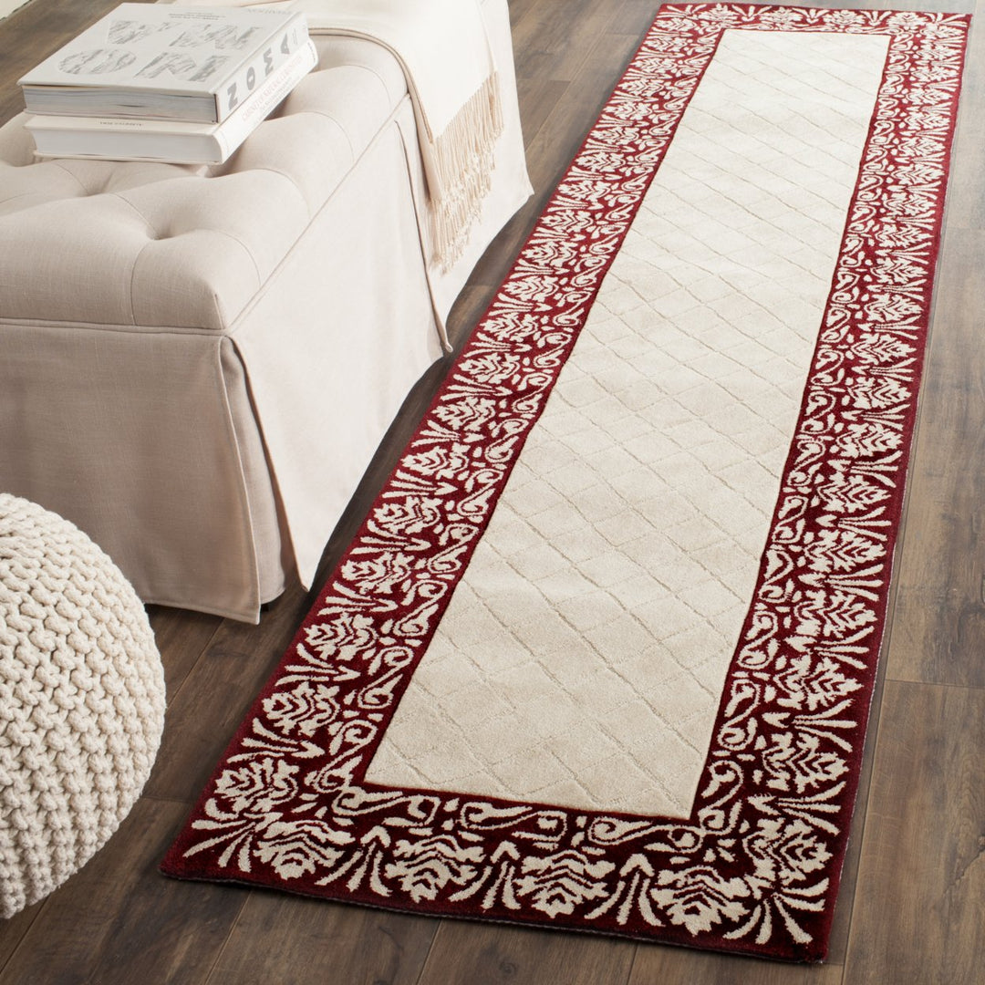 SAFAVIEH Total Performance TLP755C Ivory / Maroon Rug Image 3