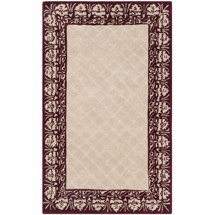 SAFAVIEH Total Performance TLP755C Ivory / Maroon Rug Image 1