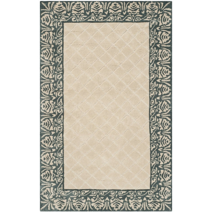 SAFAVIEH Total Performance TLP755E Ivory / Blue Rug Image 1