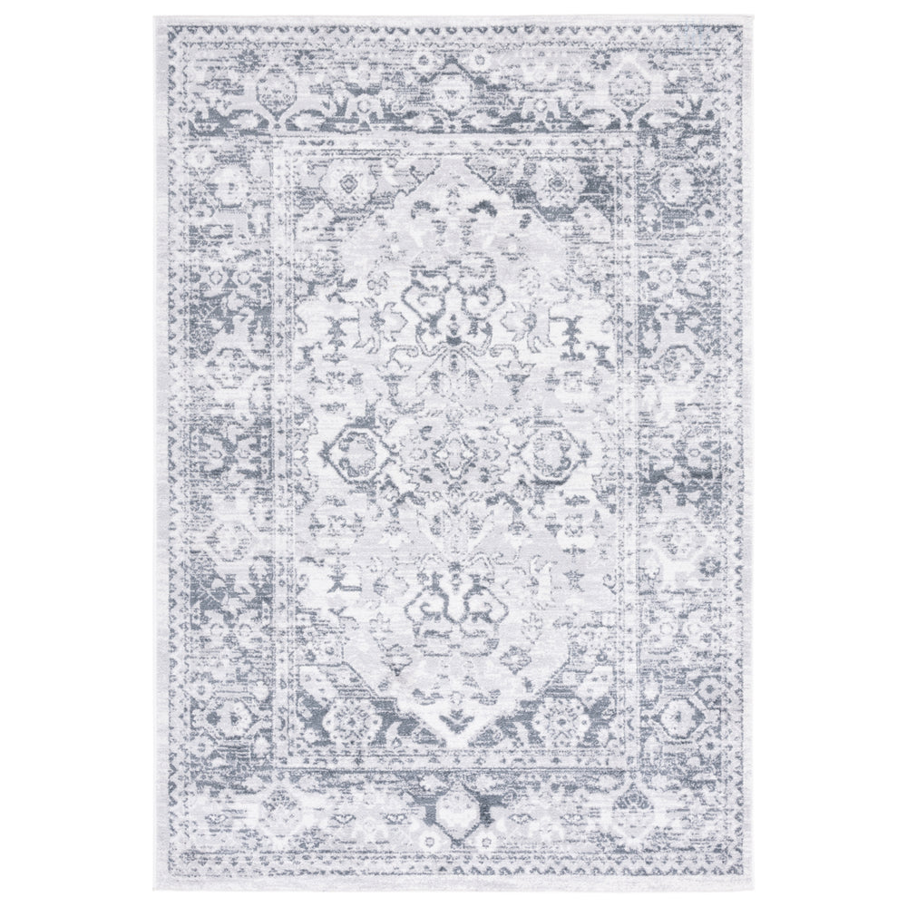 SAFAVIEH Toscana Collection TOS654A Ivory / Grey Rug Image 2