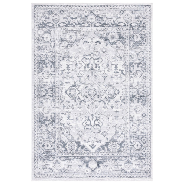 SAFAVIEH Toscana Collection TOS654A Ivory / Grey Rug Image 1