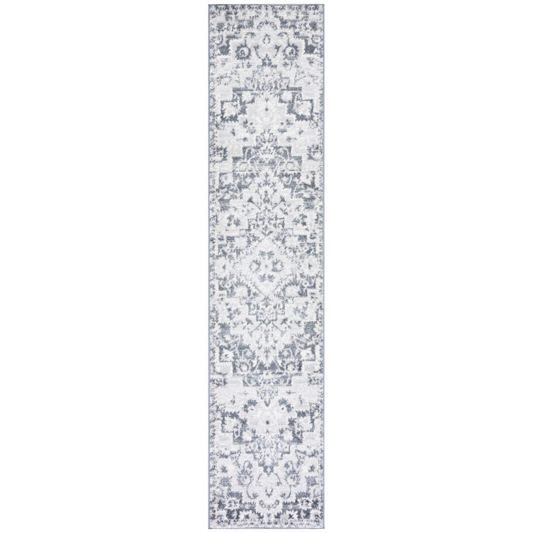 SAFAVIEH Toscana Collection TOS650F Grey / Ivory Rug Image 4