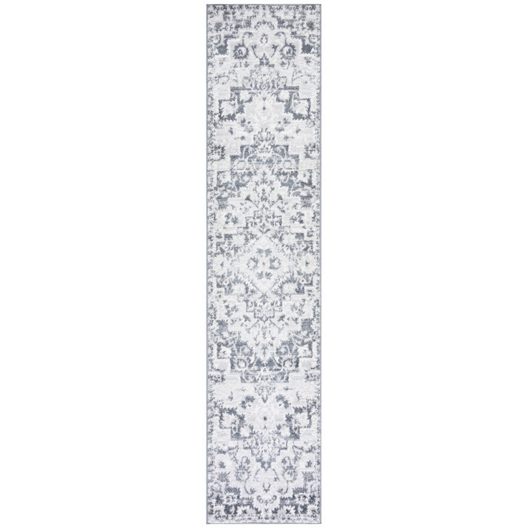 SAFAVIEH Toscana Collection TOS650F Grey / Ivory Rug Image 1