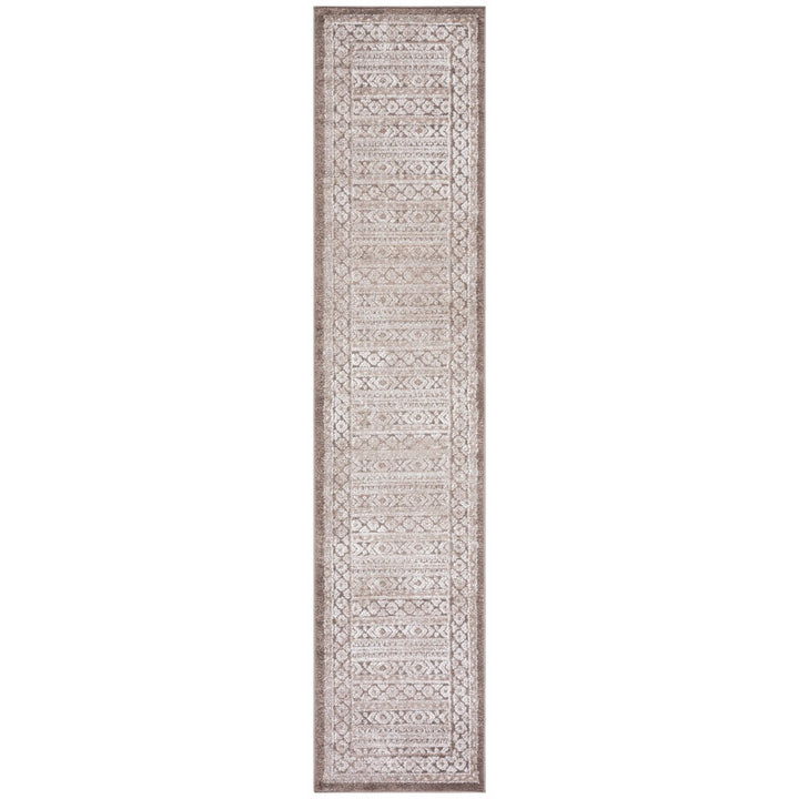 SAFAVIEH Toscana Collection TOS658A Ivory / Brown Rug Image 1