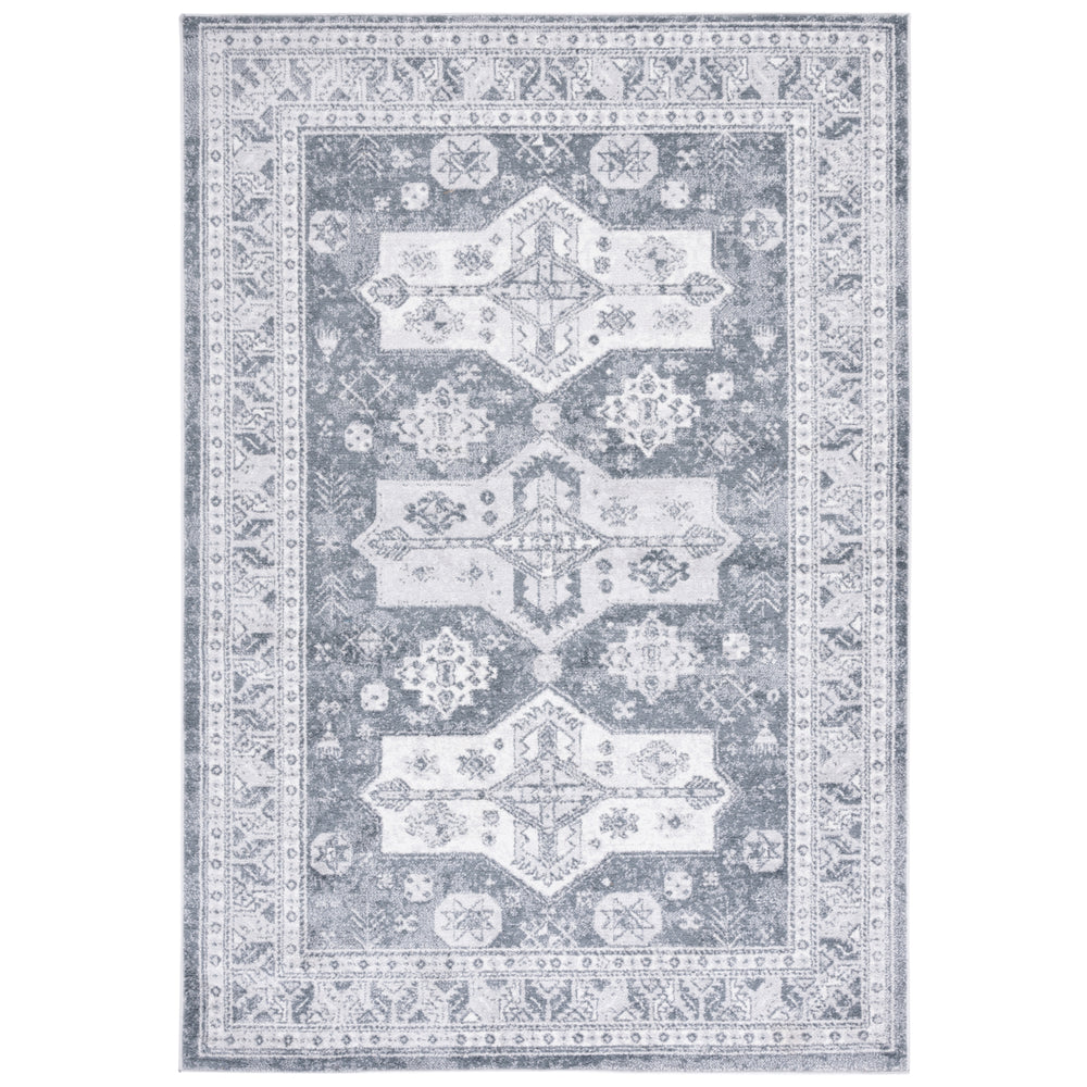 SAFAVIEH Toscana Collection TOS660F Grey / Dark Grey Rug Image 2