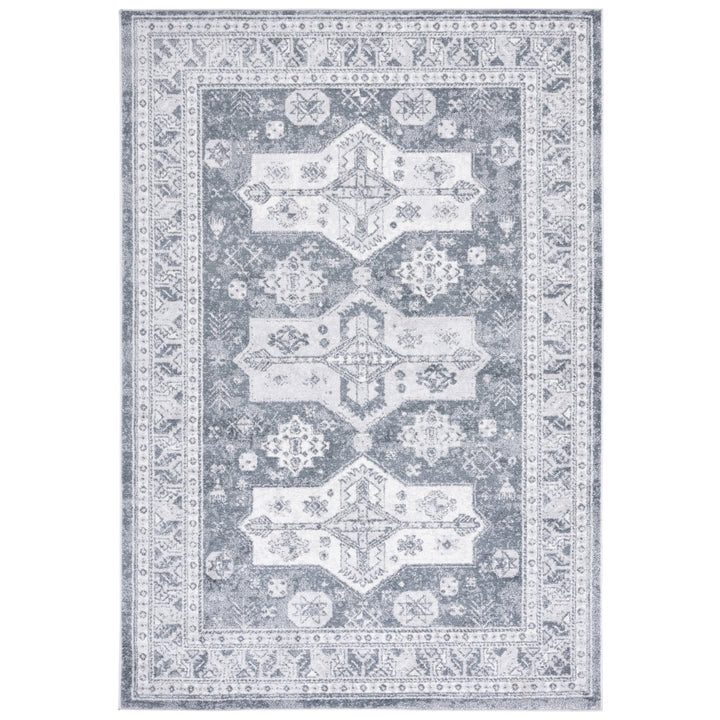 SAFAVIEH Toscana Collection TOS660F Grey / Dark Grey Rug Image 1