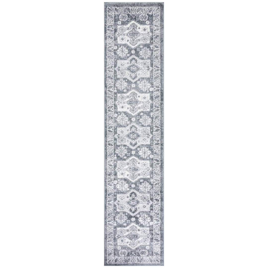 SAFAVIEH Toscana Collection TOS660F Grey / Dark Grey Rug Image 4