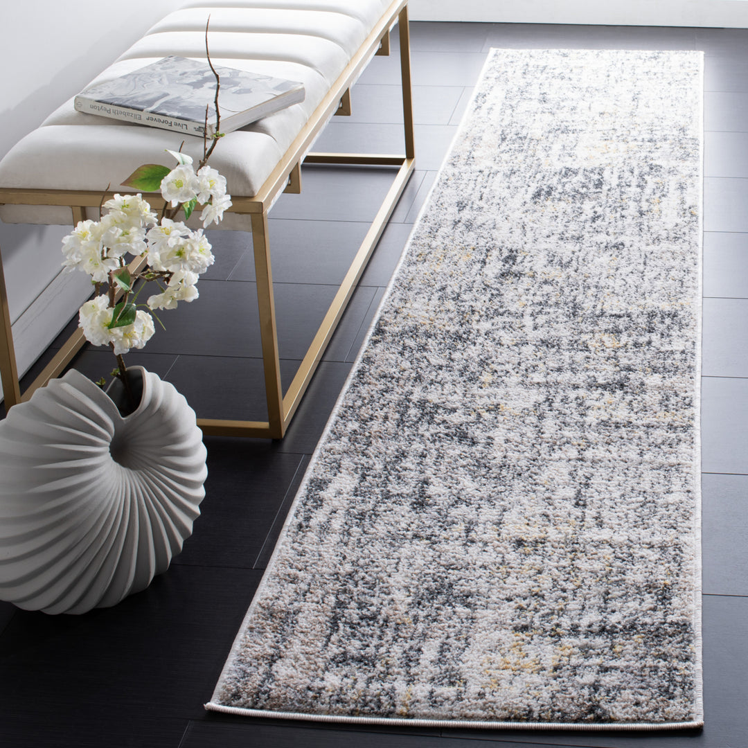 SAFAVIEH Toscana Collection TOS680A Ivory / Grey Rug Image 2