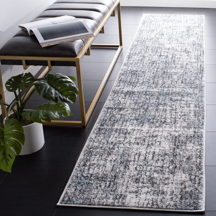 SAFAVIEH Toscana Collection TOS672A Ivory / Grey Rug Image 3