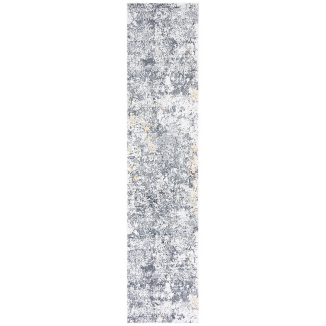 SAFAVIEH Toscana Collection TOS674A Ivory / Dark Grey Rug Image 1