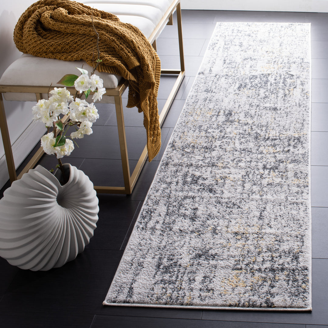 SAFAVIEH Toscana Collection TOS678A Ivory / Grey Rug Image 2