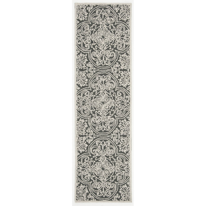 SAFAVIEH Trace TRC101A Dark Grey / Light Grey Rug Image 3