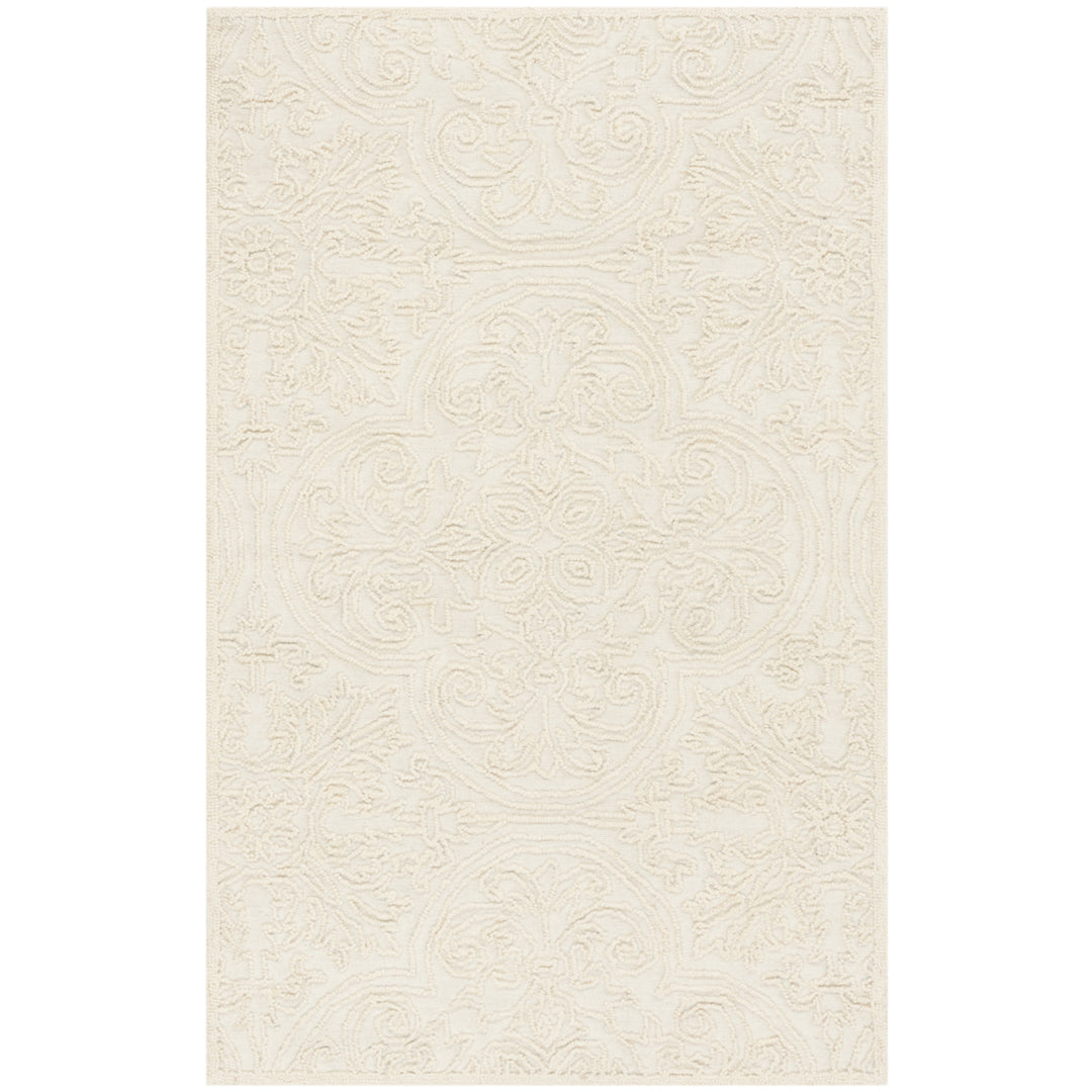 SAFAVIEH Trace Collection TRC101C Handmade Ivory Rug Image 3