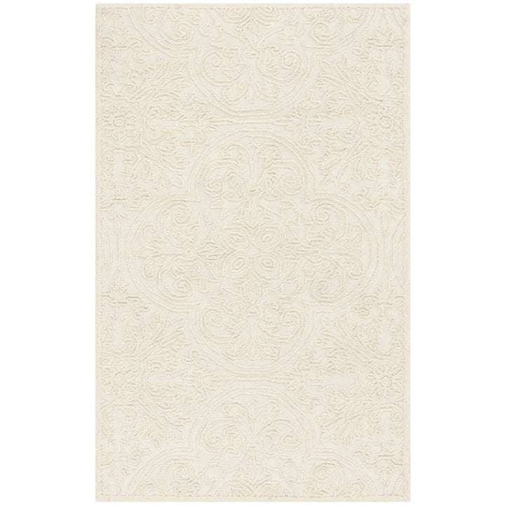 SAFAVIEH Trace Collection TRC101C Handmade Ivory Rug Image 1