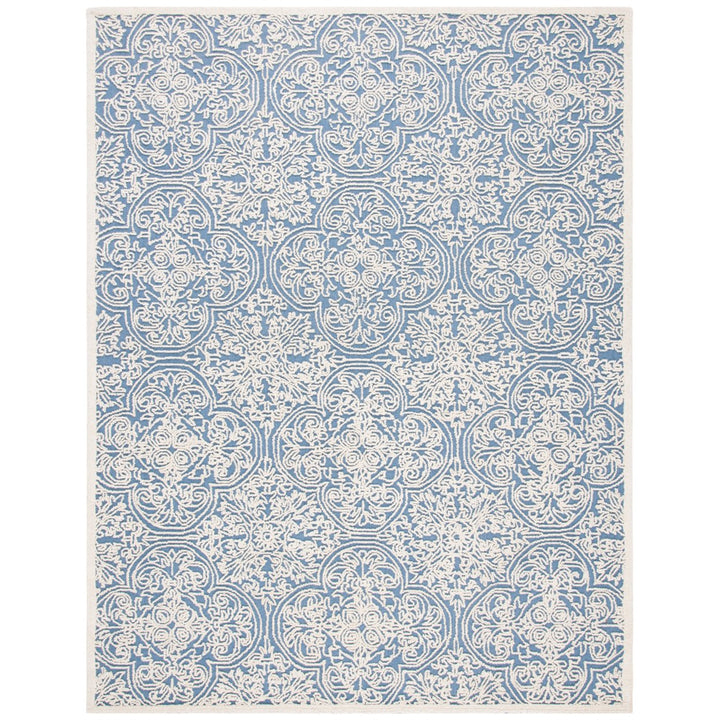 SAFAVIEH Trace TRC101B Handmade Blue / Ivory Rug Image 1