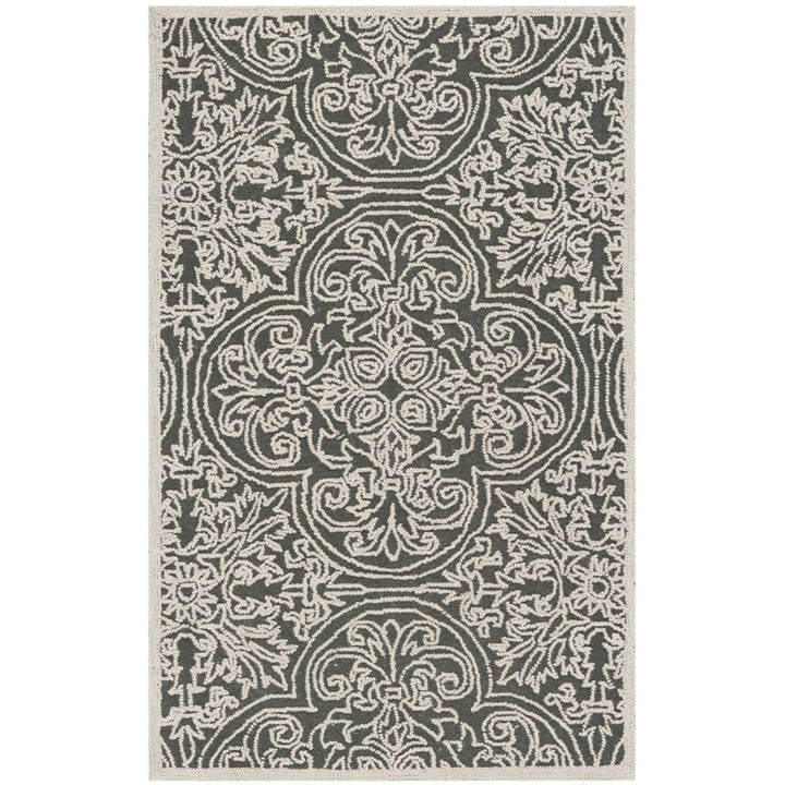 SAFAVIEH Trace TRC101A Dark Grey / Light Grey Rug Image 1