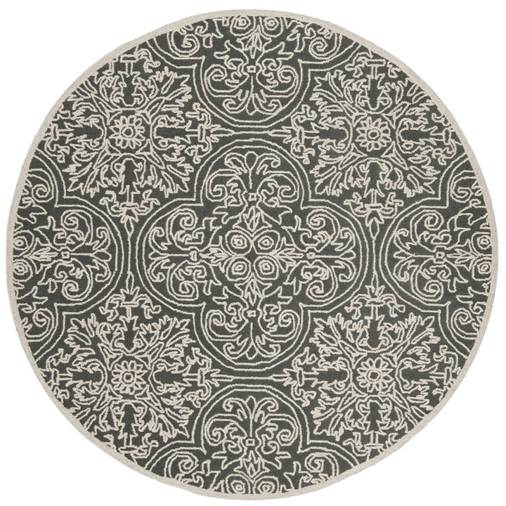 SAFAVIEH Trace TRC101A Dark Grey / Light Grey Rug Image 6