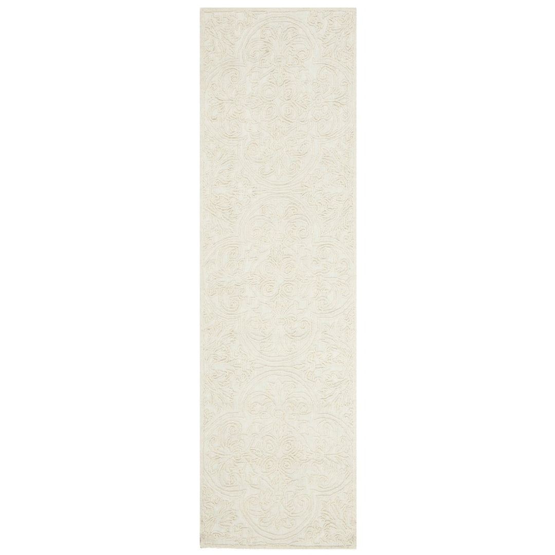 SAFAVIEH Trace Collection TRC101C Handmade Ivory Rug Image 1