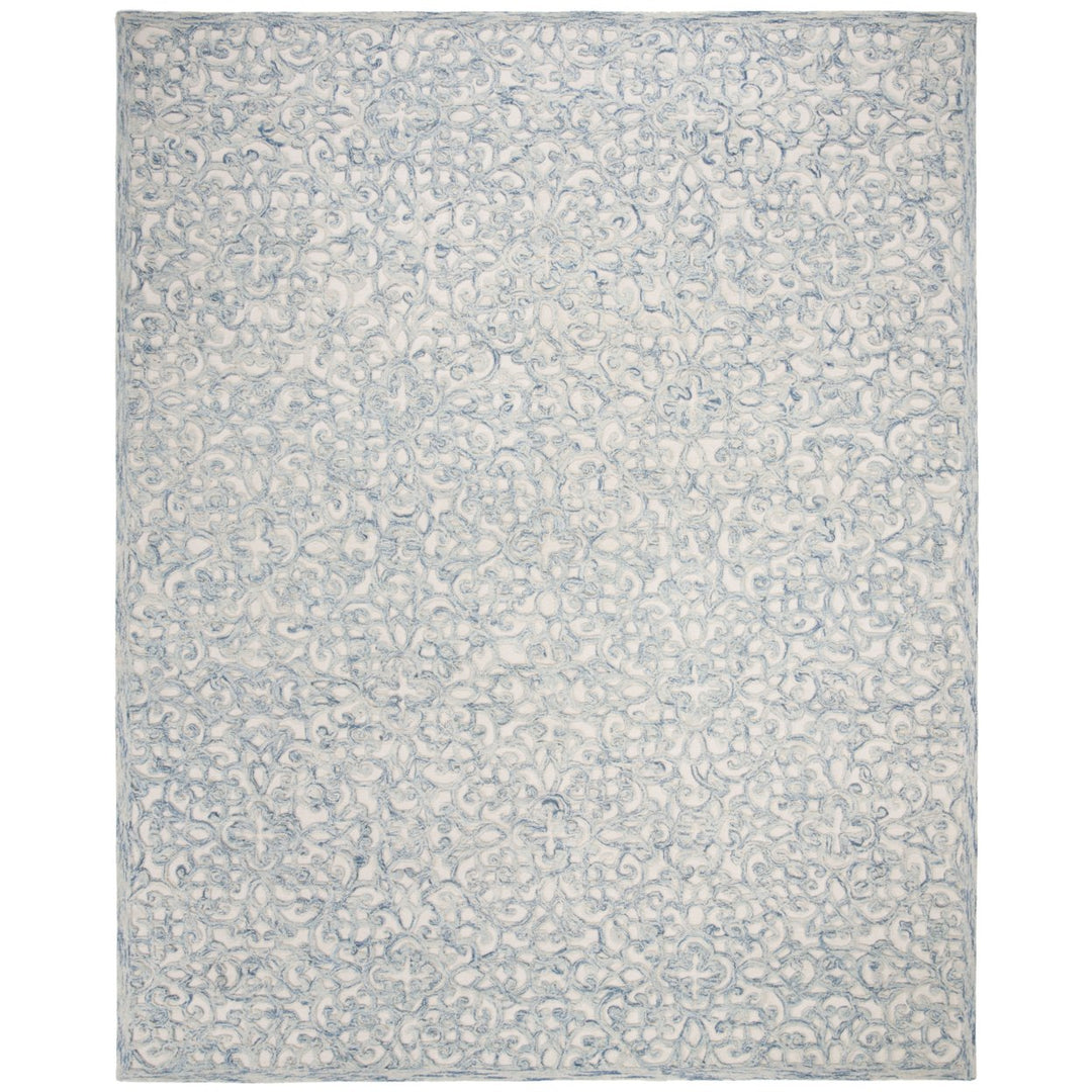 SAFAVIEH Trace TRC103B Handmade Blue / Ivory Rug Image 1