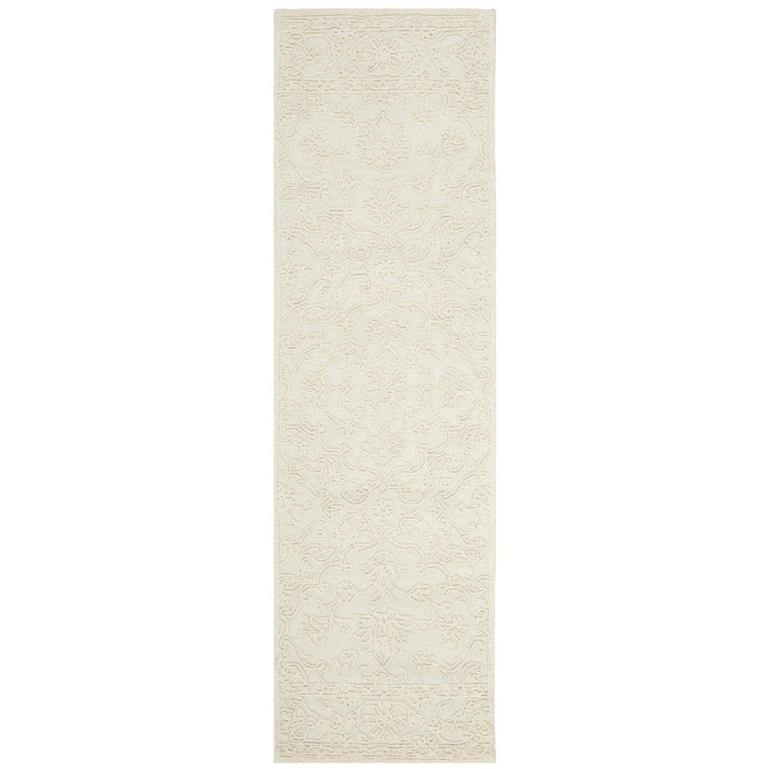 SAFAVIEH Trace Collection TRC102C Handmade Ivory Rug Image 1