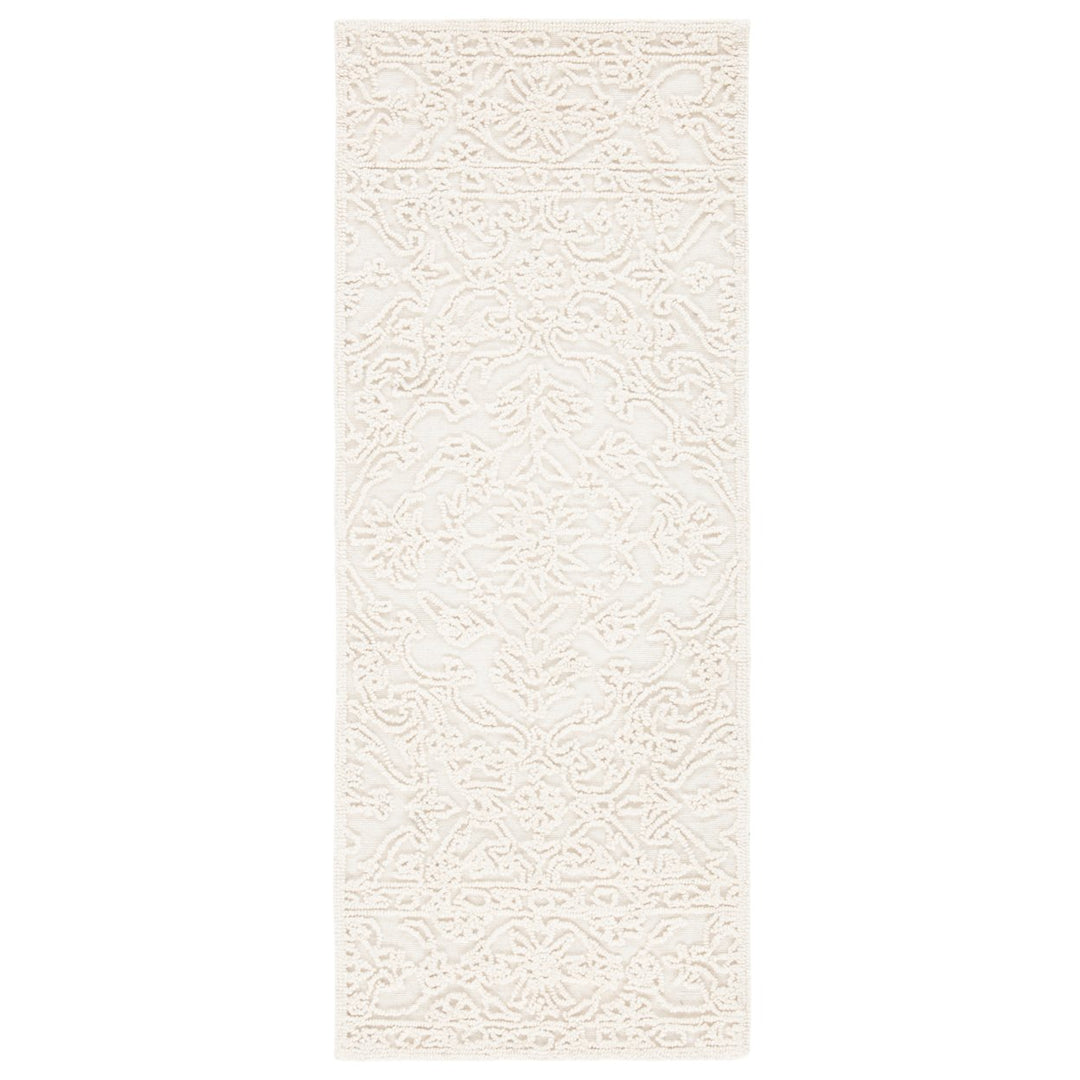 SAFAVIEH Trace Collection TRC102C Handmade Ivory Rug Image 1