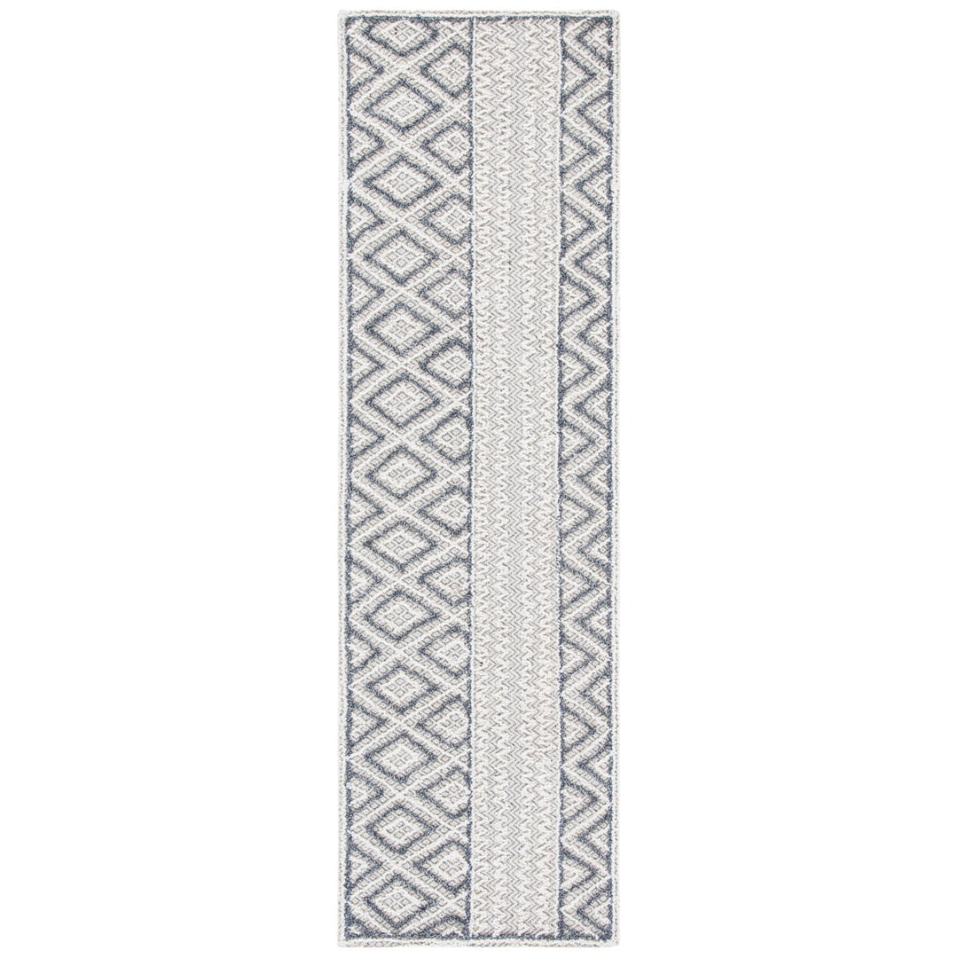 SAFAVIEH Trace TRC201F Handmade Grey / Beige Rug Image 1