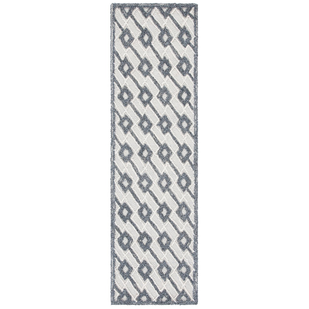 SAFAVIEH Trace TRC203F Handmade Grey / Beige Rug Image 1