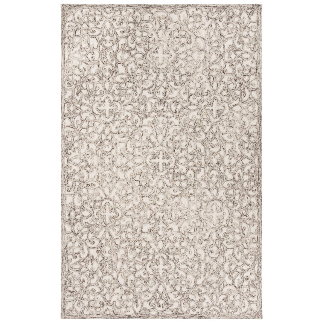 SAFAVIEH Trace TRC103T Handmade Brown / Ivory Rug Image 1