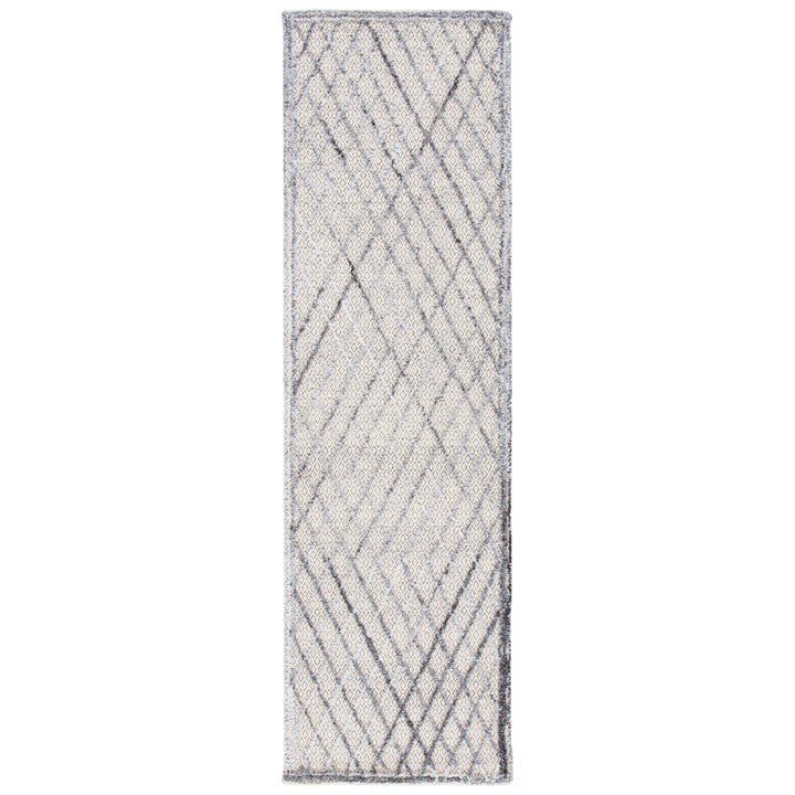 SAFAVIEH Trace TRC204F Handmade Grey / Ivory Rug Image 5