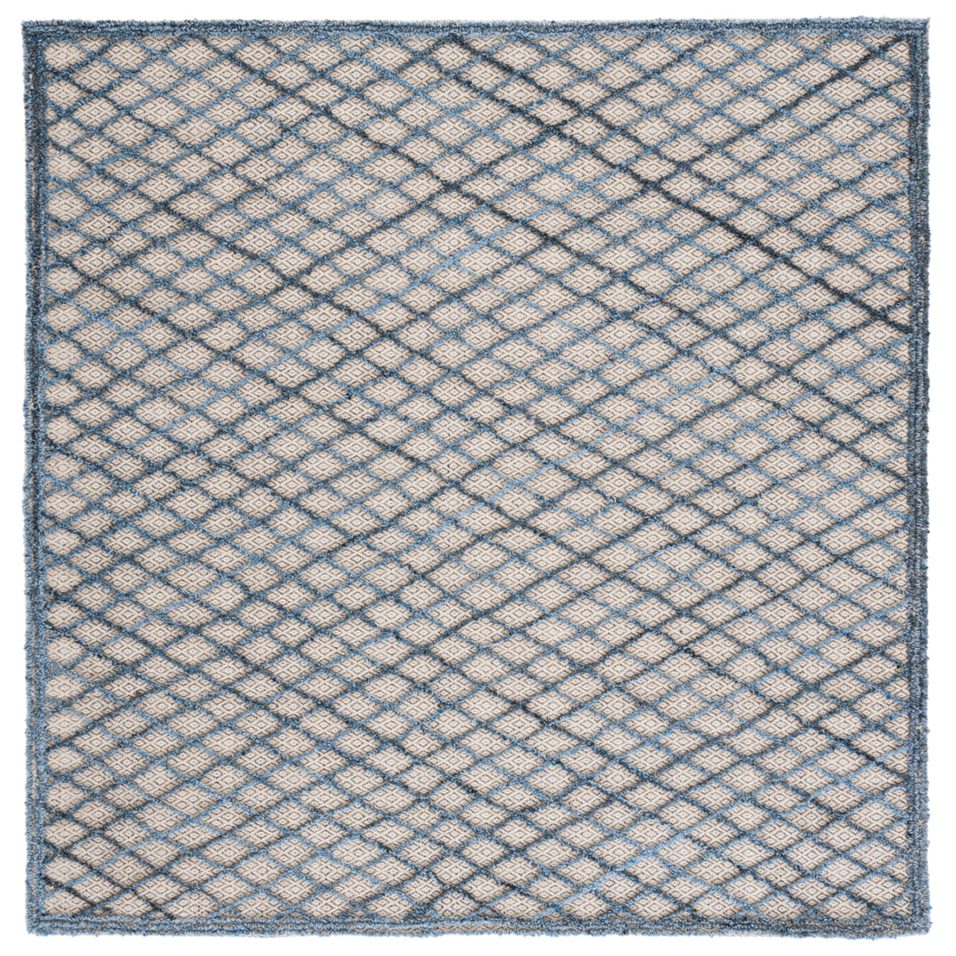 SAFAVIEH Trace TRC204M Handmade Blue / Black Rug Image 7