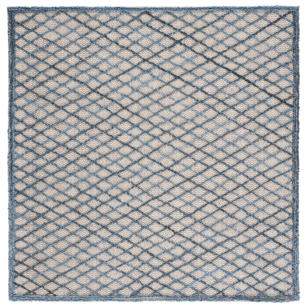 SAFAVIEH Trace TRC204M Handmade Blue / Black Rug Image 1