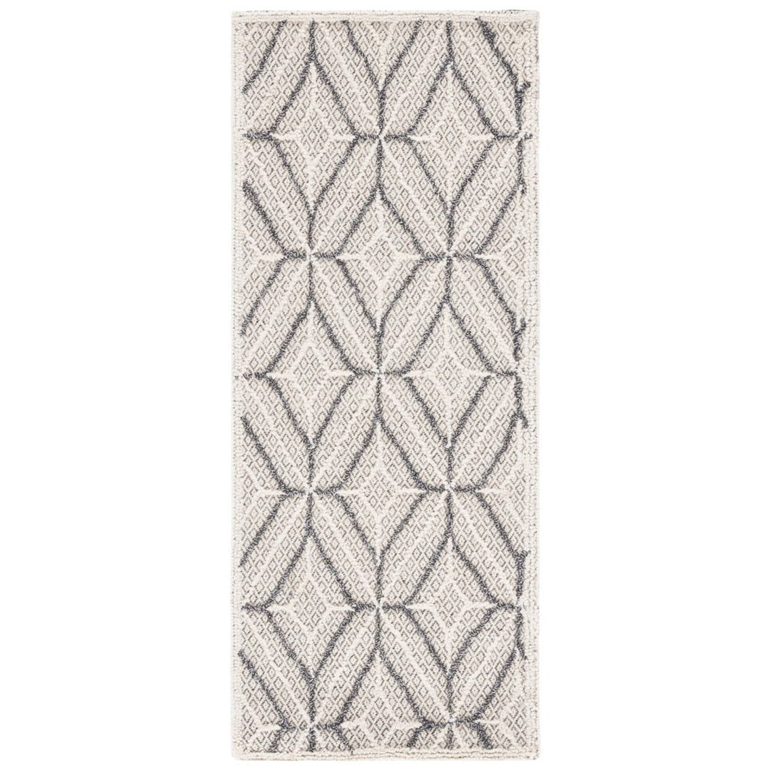 SAFAVIEH Trace TRC212F Handmade Grey / Black Rug Image 1