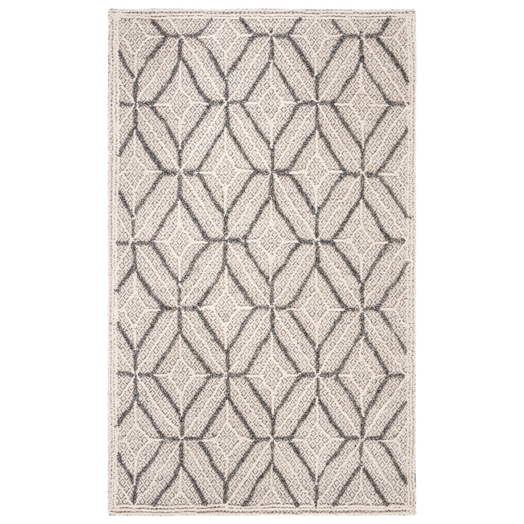 SAFAVIEH Trace TRC212F Handmade Grey / Black Rug Image 3