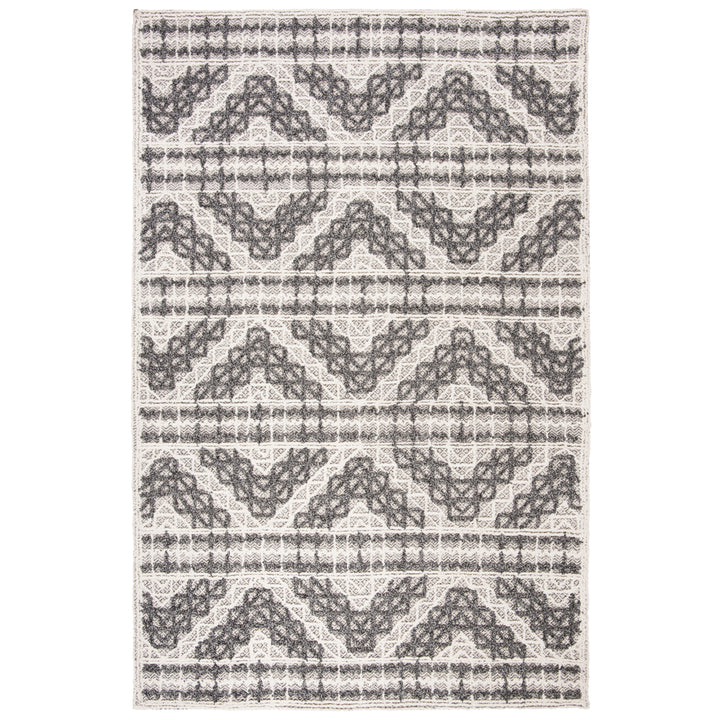 SAFAVIEH Trace TRC216F Handmade Grey / Charcoal Rug Image 1