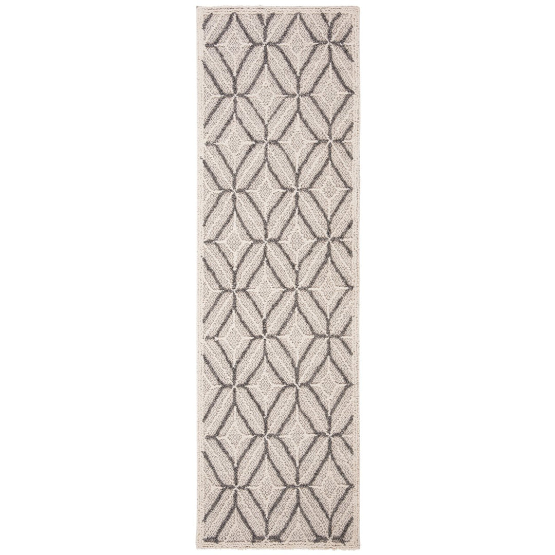 SAFAVIEH Trace TRC212F Handmade Grey / Black Rug Image 8