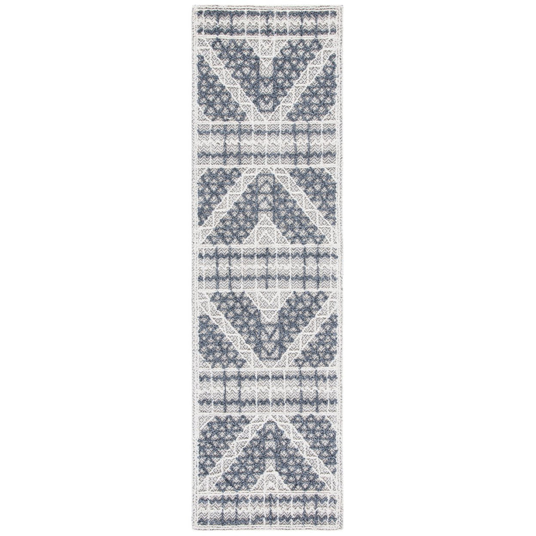 SAFAVIEH Trace TRC216F Handmade Grey / Charcoal Rug Image 1